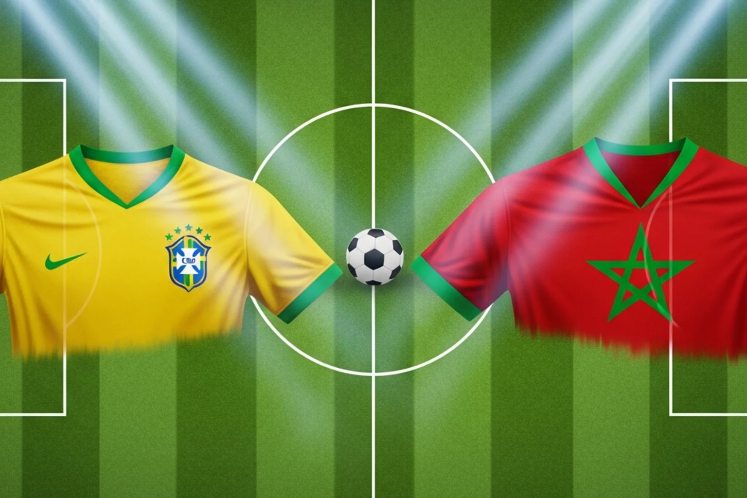 Brasilien och Marocko VM 2026 grupp C